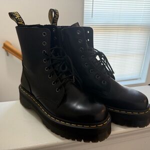 Dr. Martens Jadon III Black Combat Boots